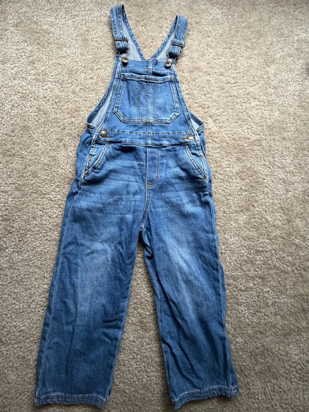 OshKosh B'gosh Medium Blue Kids Denim Overalls